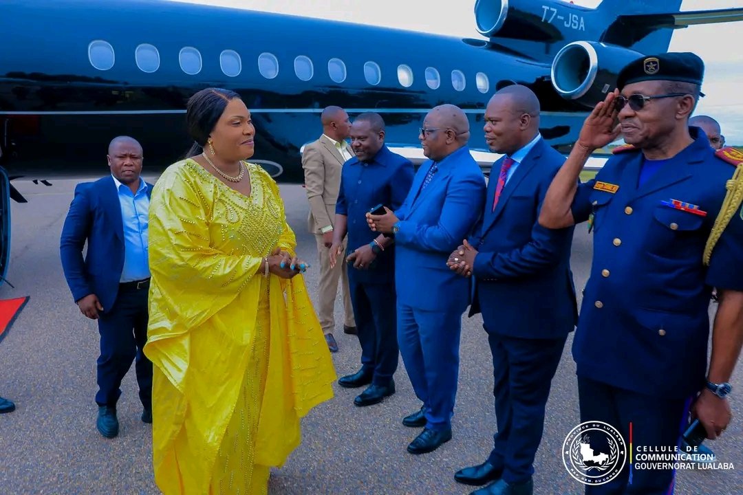 LA GOUVERNEURE DU LUALABA FIFI MASUKA À KOLWEZI, E...