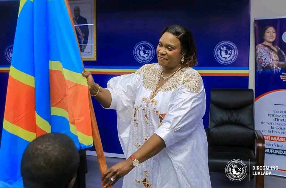 INSTALLATION OFFICIELLE DE LA GOUVERNEURE ÉLUE DU LUALABA CE VEND 12 JUILLET 2024 À KOLWEZI