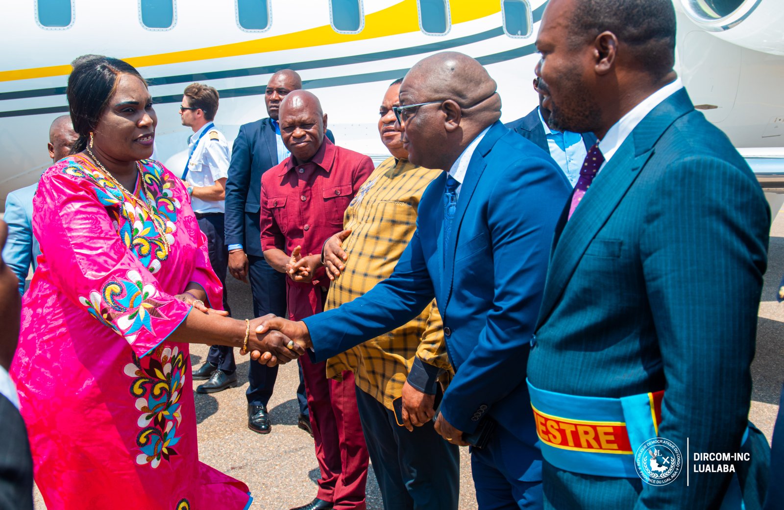 RETOUR TRIOMPHAL DE LA GOUVERNEURE DU LUALABA FIFI MASUKA SAINI DANS SA PROVINCE AU TERME D'UN SÉJOUR DIPLOMATIQUE FRUCTUEUX