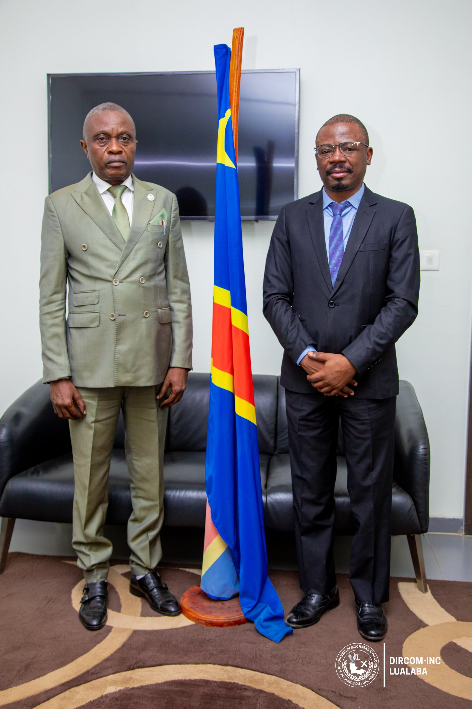 Le Directeur Provincial de la Communication, en audience auprès du Ministre de tutelle au Lualaba, Fana MUSANGU SAIZA 9 sur les nouvelles orientations.