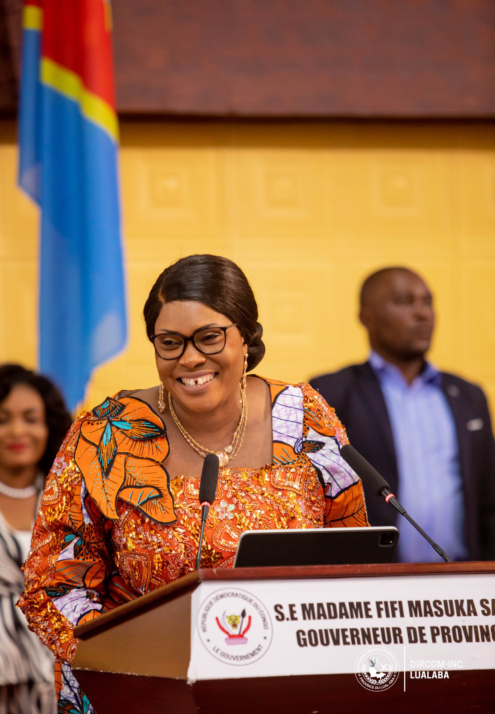 LUALABA : FIFI MASUKA À LA TRIBUNE DU 1er FORUM NATIONAL DES FEMMES ÉLUES DE LA RDC