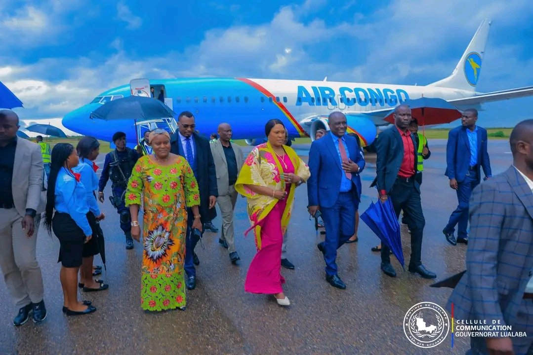 INAUGURATION DE AIR CONGO : LE PREMIER VOL A FAIT SON ESCALE À KOLWEZI CE MERCREDI 18 DEC 2024, EN PRÉSENCE DE LA GOUVERNEURE FIFI MASUKA