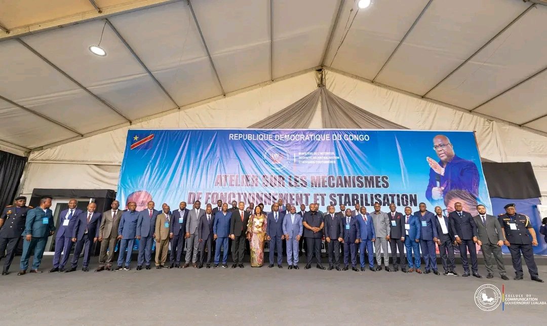 RDC: ATELIER NATIONAL SUR LA STABILISATION DES INSTITUTIONS PROVINCIALES, TENU À KINSHASA, LA PROVINCE DU LUALABA VALABLEMENT REPRÉSENTÉE PAR SA GOUVERNEURE EN TÊTE D’UNE FORTE DÉLÉGATION