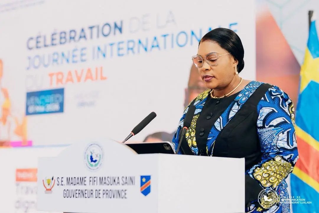 RDC-LUALABA/FÊTE DU TRAVAIL    MASUKA SALUE LES RÉFORMES DU GOUVERNEMENT DE LA RÉPUBLIQUE SUR L’AJUSTEMENT DU SMIG